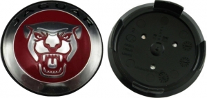 C59873 Jaguar F Type, XF Type, XJ, XK  OEM Red Center Cap #C2D47107